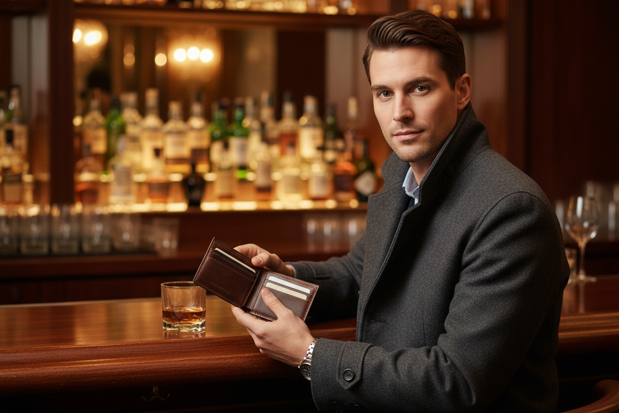 The Splurge Pick: Shinola Slim Bifold Wallet