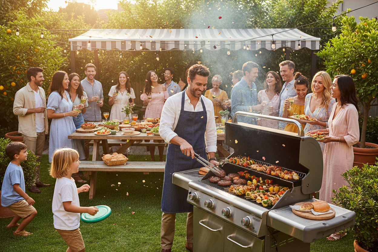 The Wildcard: Monument Grills 4-Burner Propane Gas Grill