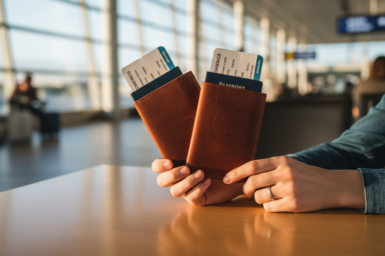 The Everyday-Use Accessory: Matching Leather Passport Holders