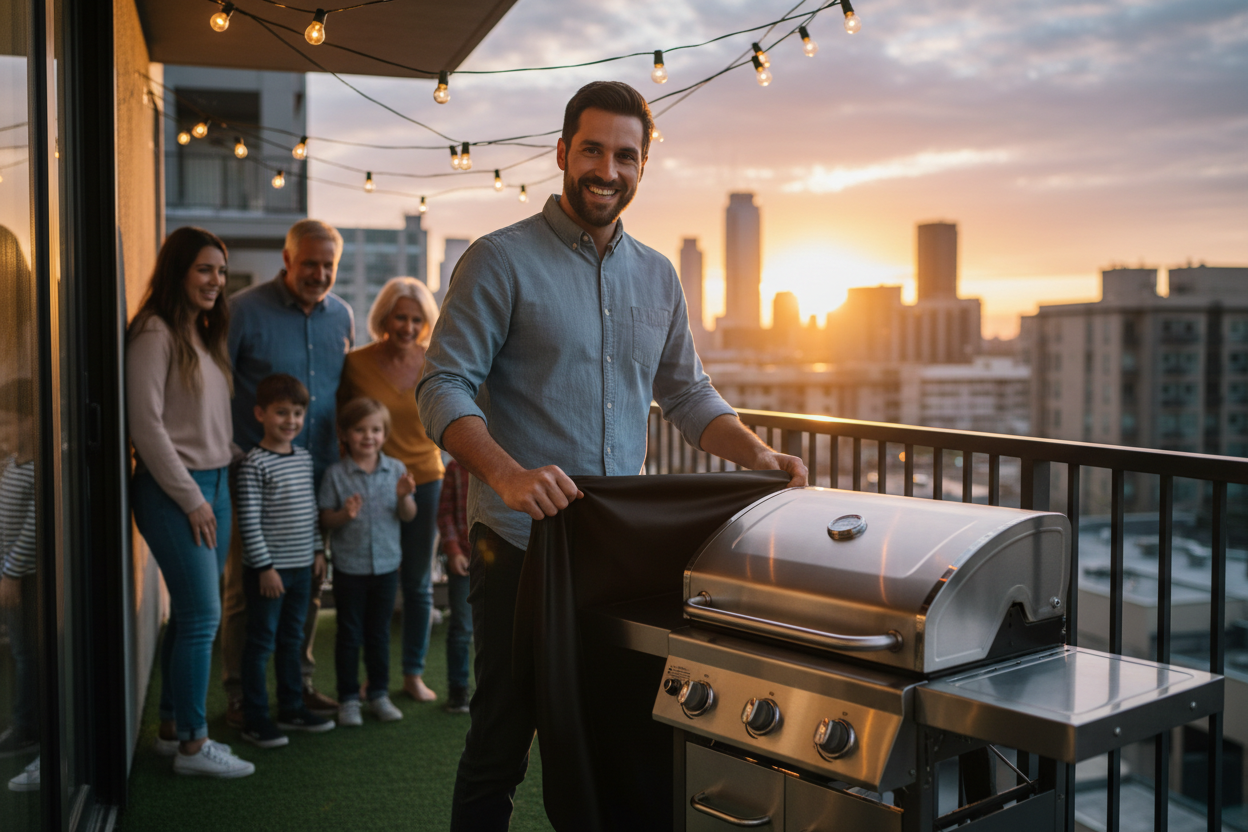 The Low-Key Splurge: Compact Gas Grill for the Guy Who Doesn't Have One Yet