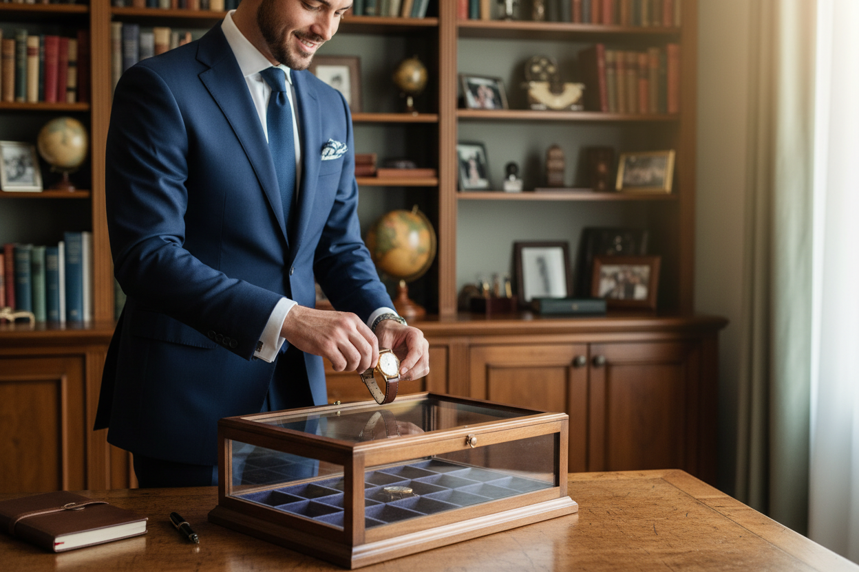 The Display-Worthy Gift: Watch or Knife Display Case